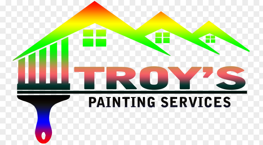 Paint Service Painting House Painter And Decorator Logo Wall PNG