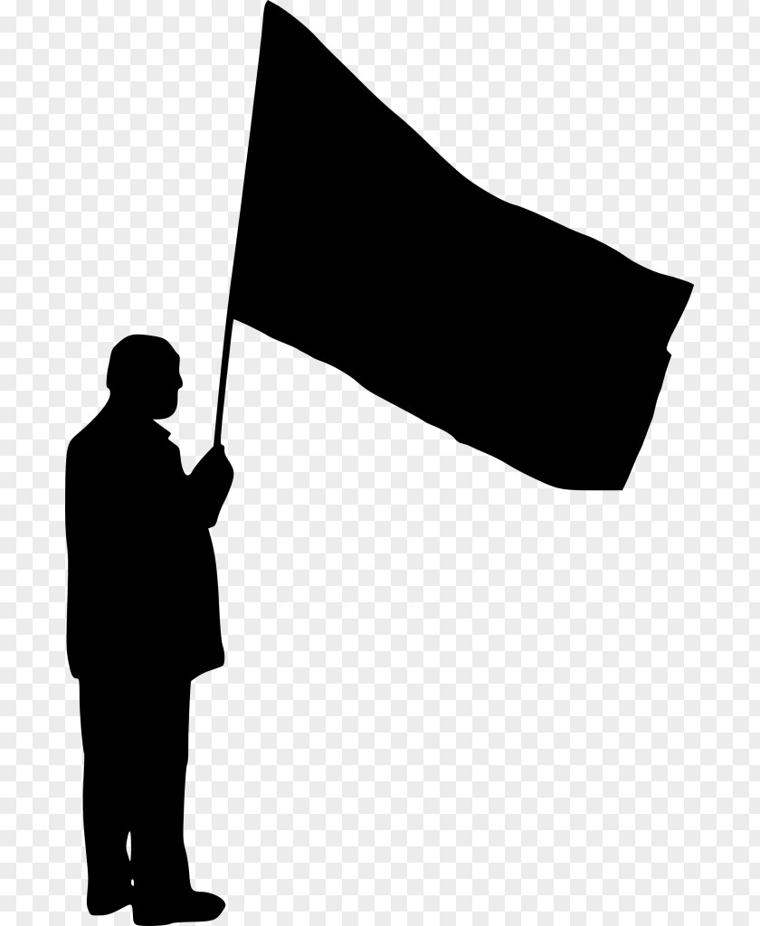 Silhouette Flag PNG