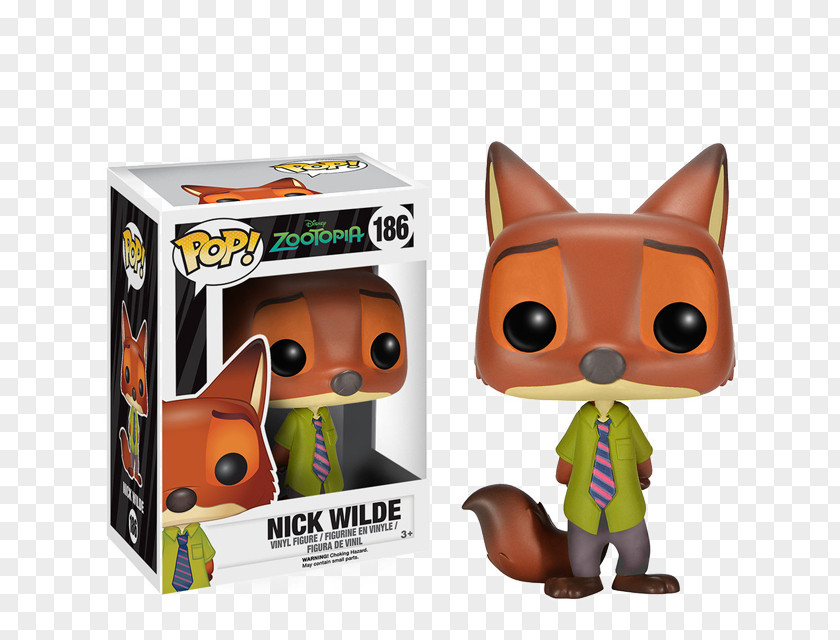 Toy Nick Wilde Finnick Lt. Judy Hopps Funko Action & Figures PNG