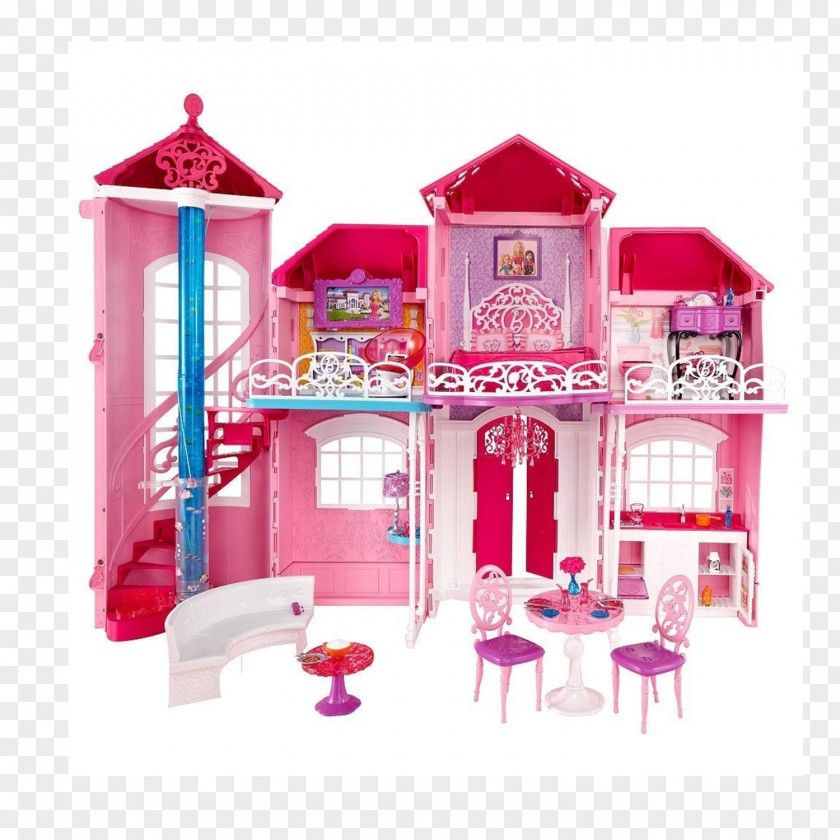 Barbie Malibu Dollhouse Toy PNG