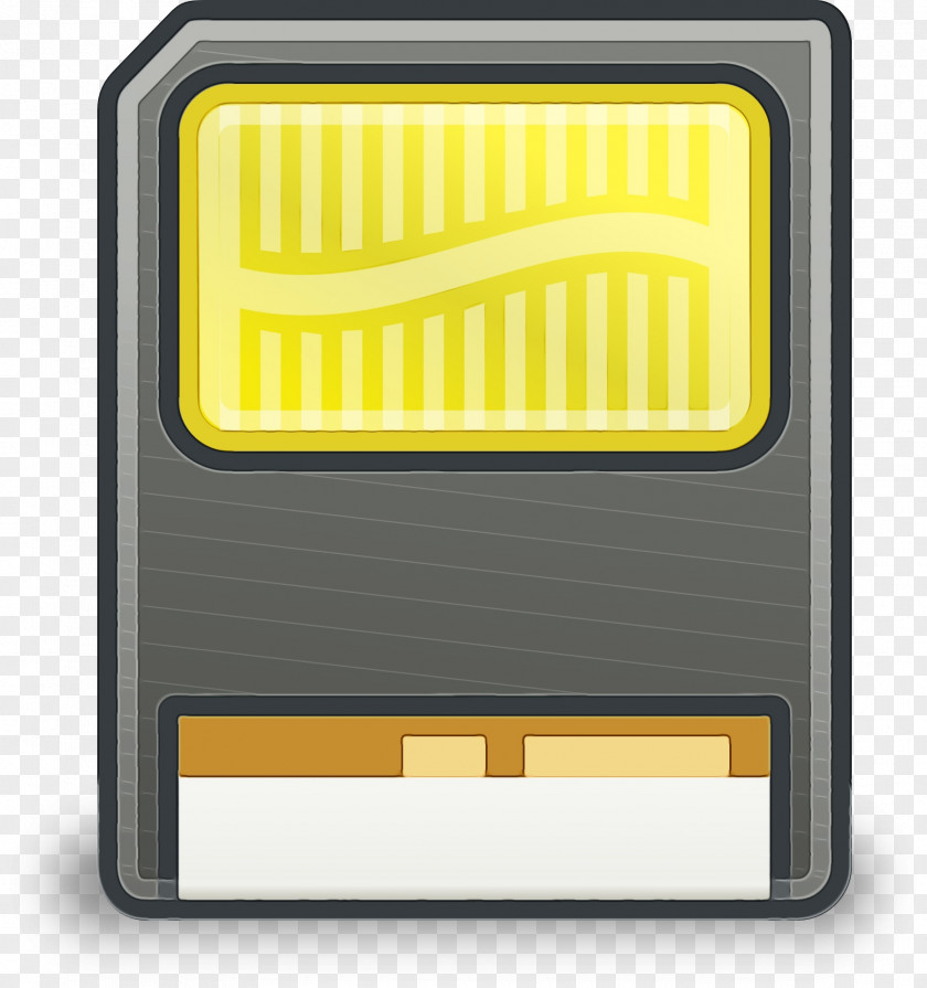 Electronic Device Technology Yellow Icon PNG