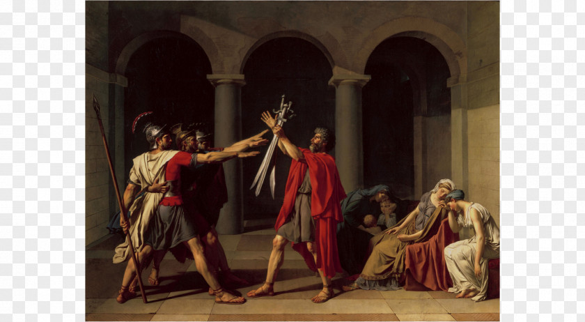Painting Oath Of The Horatii Art History Neoclassicism PNG