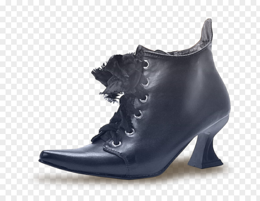 Girls Leather High Heels Boot Shoe High-heeled Footwear Costume Witchcraft PNG