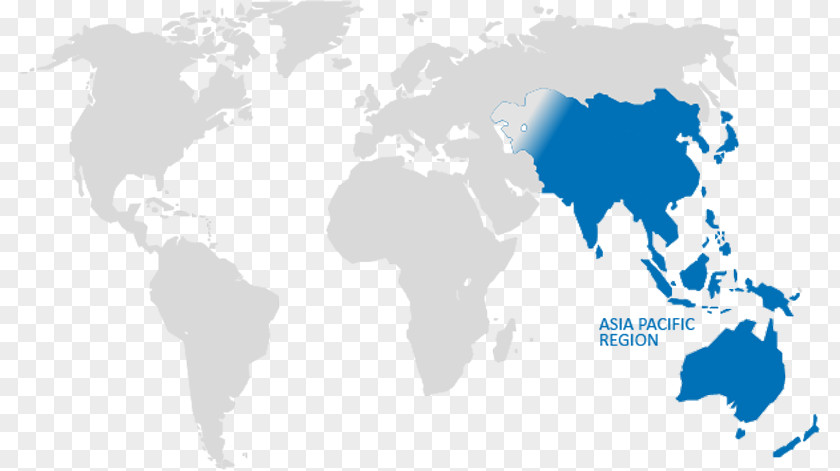 Asia Pacific Map Globe World Blank PNG