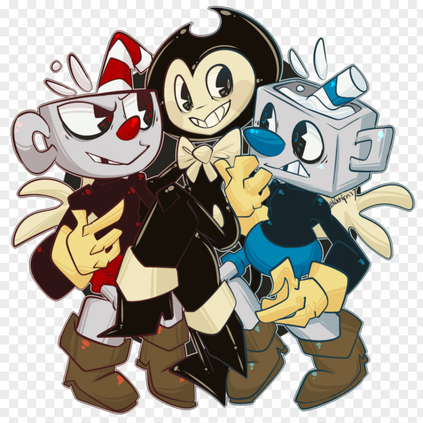 Ink Birds Cuphead Bendy And The Machine Drawing Devil Video Game PNG
