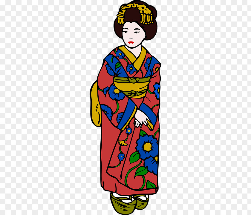 Japanese Kimono Clip Art Openclipart Free Content PNG