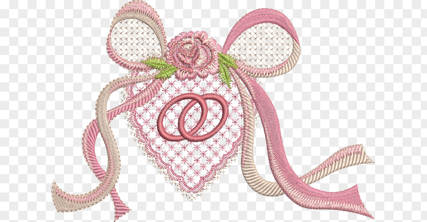 Just Merried Marriage Ring Pillows & Holders Heart Embroidery PNG