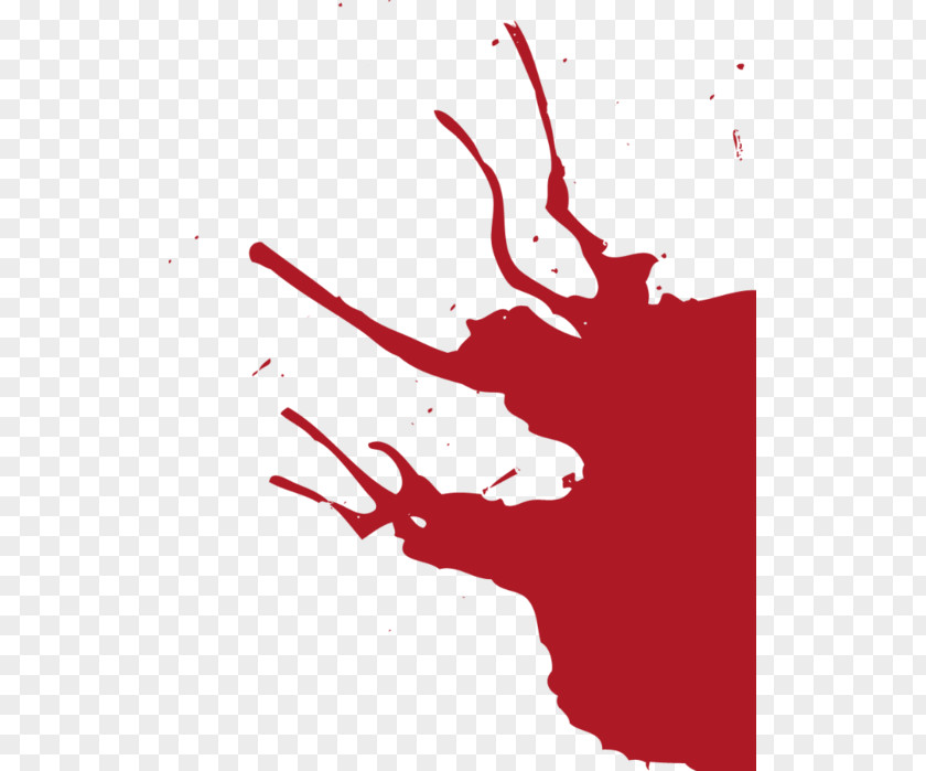 Red Blood Stain PNG