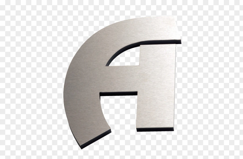 Stainless Steel Dibond Edelstaal Letter PNG