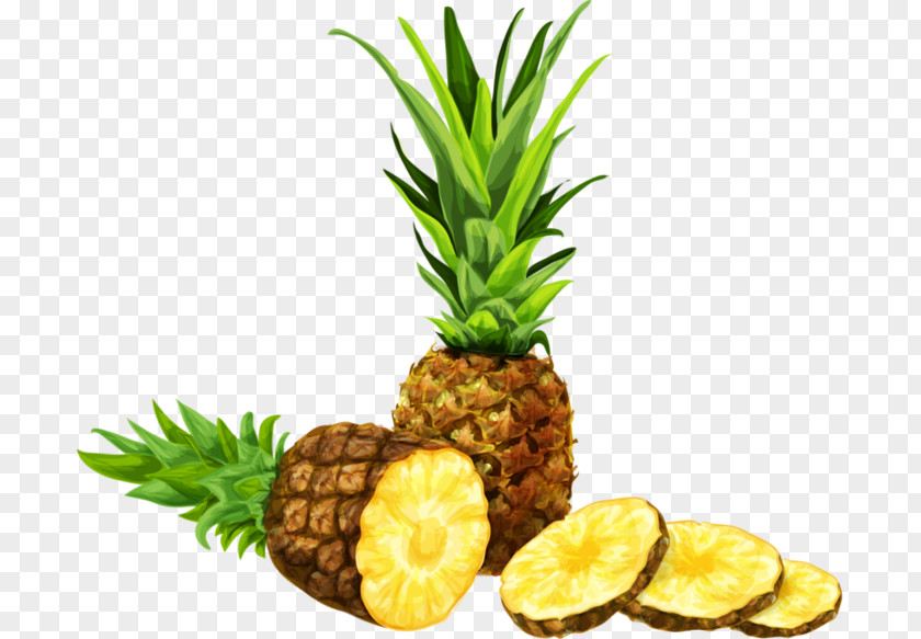 Cut Pineapple Juice Cocktail Jus Dananas Drink PNG