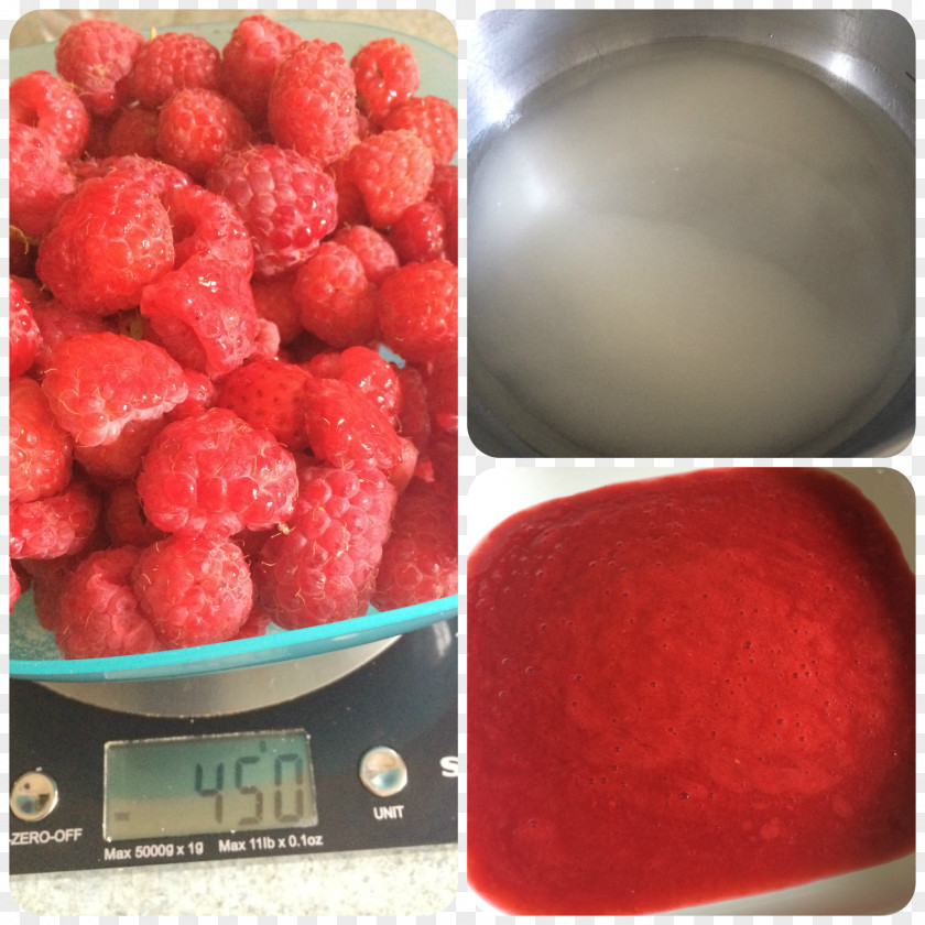 Raspberry Sorbet Strawberry Berries Fruit PNG