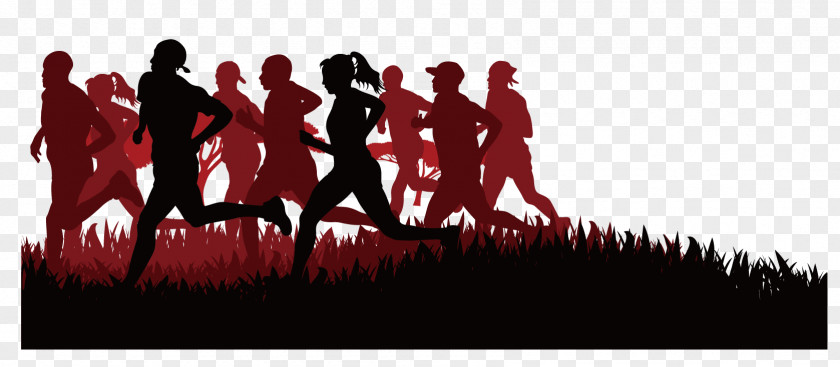 Run Character Silhouette Running Olympic Sports Golf PNG