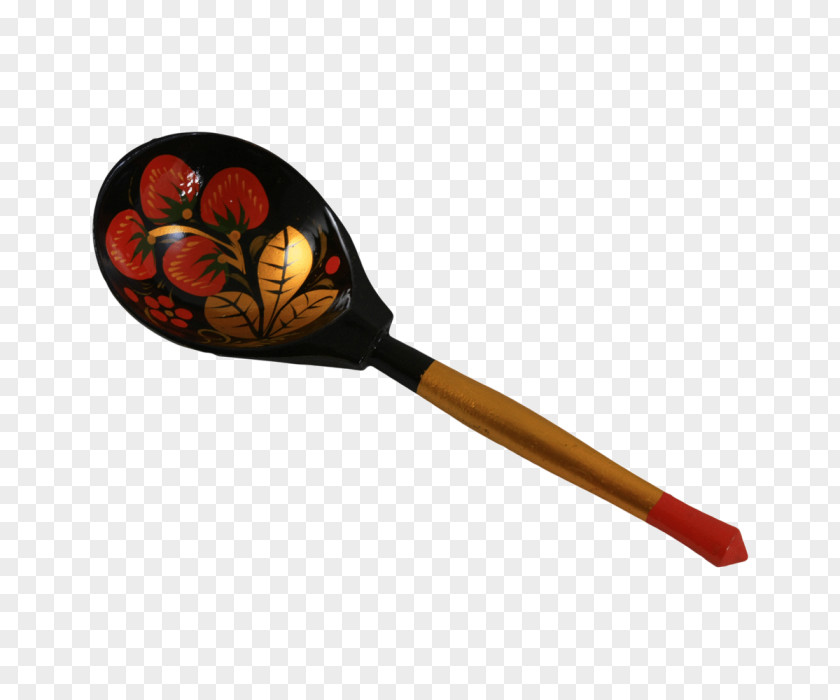 Spoon Percussion Khokhloma Souvenir PNG