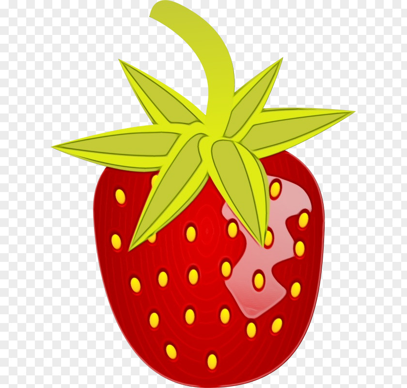 Strawberries Food Banana Leaf PNG