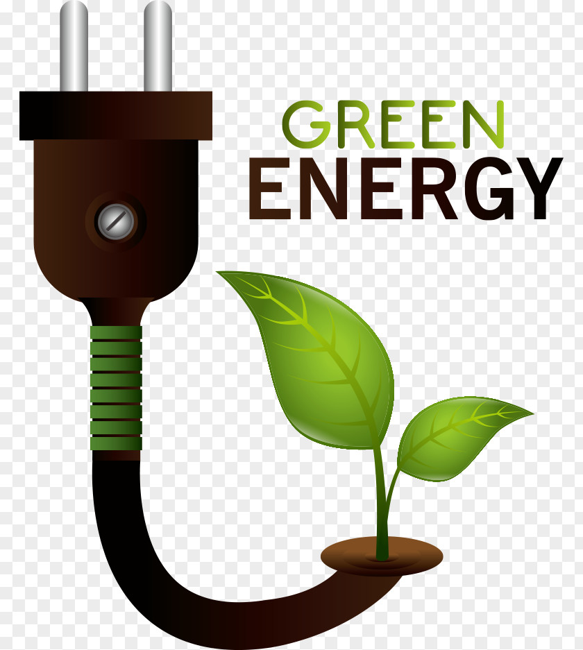Vector Green Energy Plug Solar Power S&P Global Platts Renewable PNG