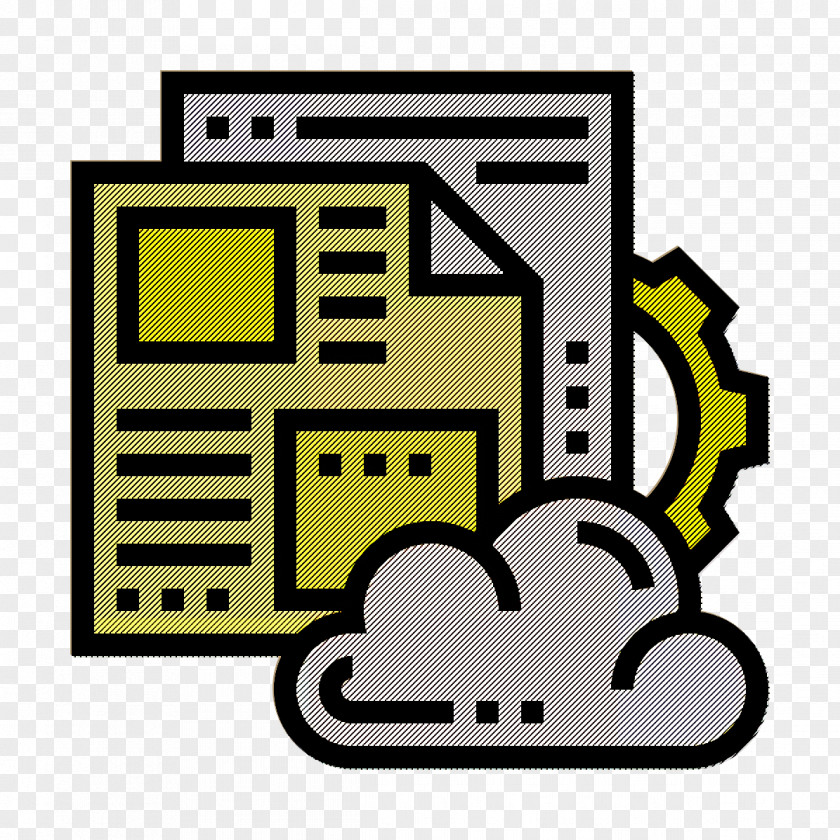 Content Management Icon Cloud Service Setup PNG