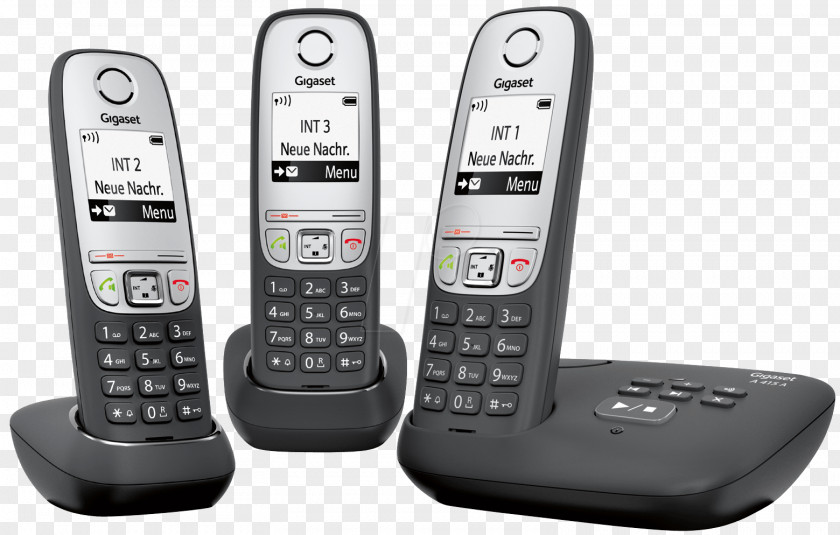 Cordless Telephone Digital Enhanced Telecommunications Home & Business Phones Gigaset Communications PNG