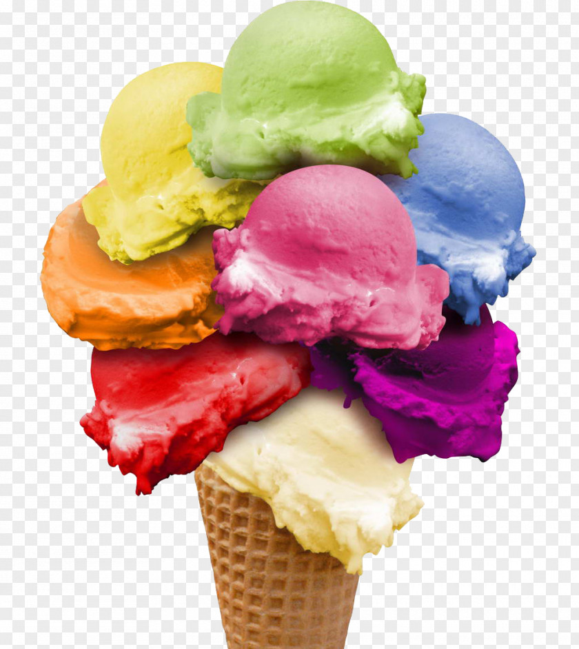 Ice Cream Cones Gelato Parlor PNG