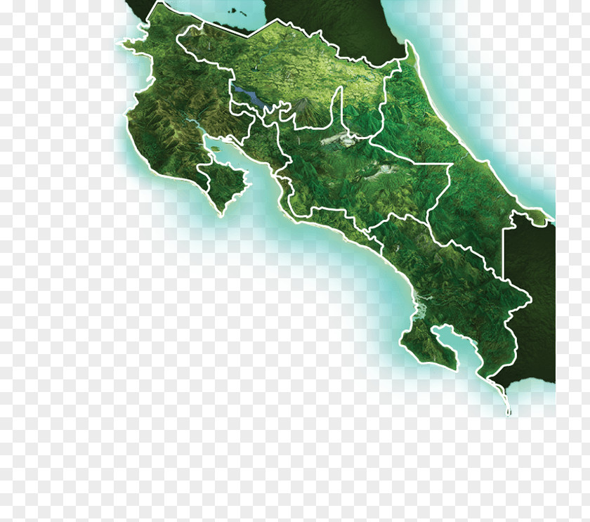 Map Tourisme Au Costa Rica Coast Ecotourism PNG
