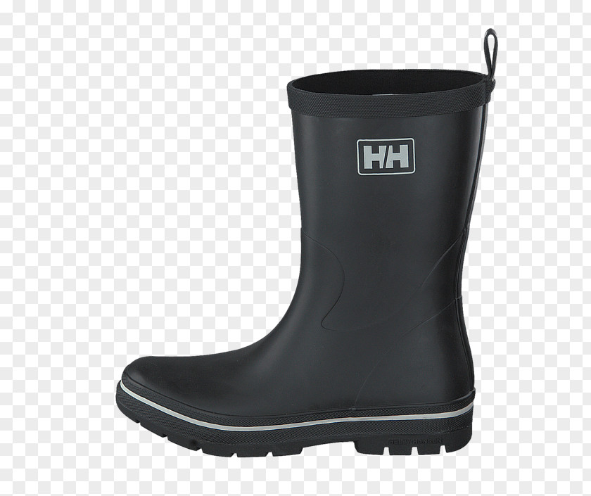 Boot Wellington Shoe Helly Hansen Black PNG