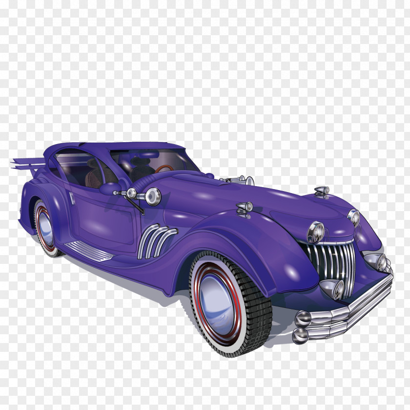 Classic Cars Vector Realistic Texture Effects Car Royalty-free Clip Art PNG