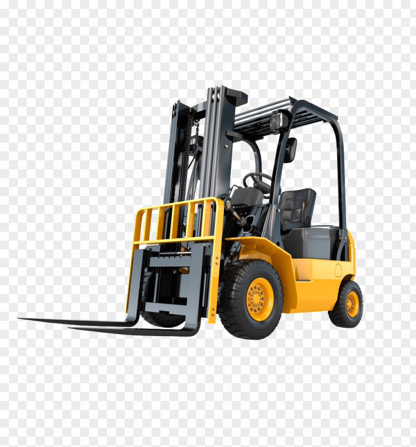 Crane Forklift Pallet Jack Loader Heavy Machinery Logistics PNG