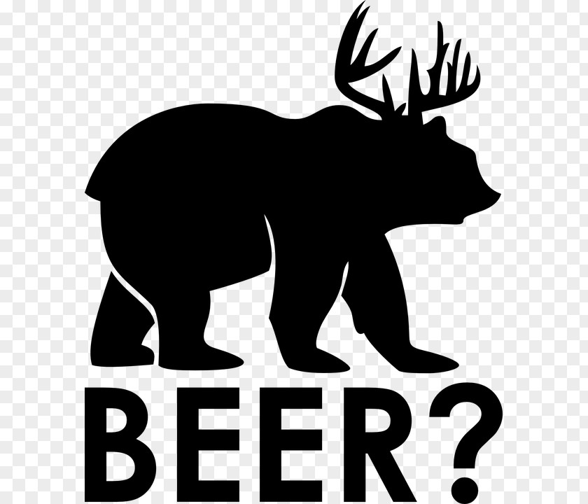 Deer Beer Decal Bear Moose PNG