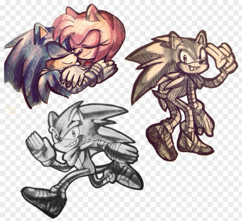 Sonic The Hedgehog DeviantArt Sketch PNG