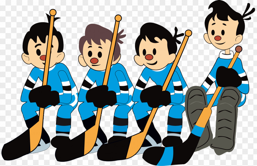 Hockey Ice Team Clip Art PNG