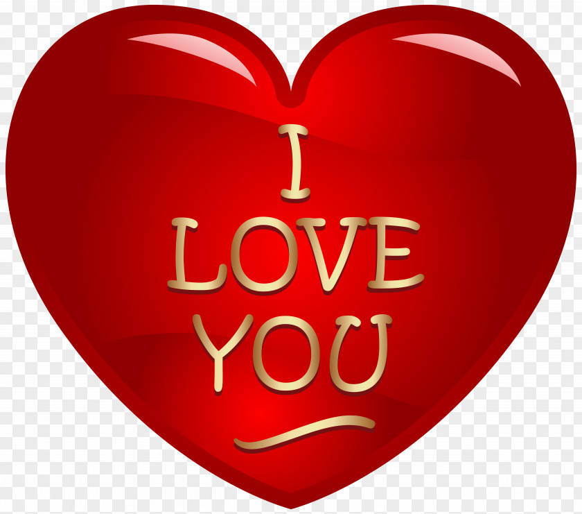 I Love You Heart PNG Clipart Image Valentine's Day Cardiovascular Disease Feeling PNG