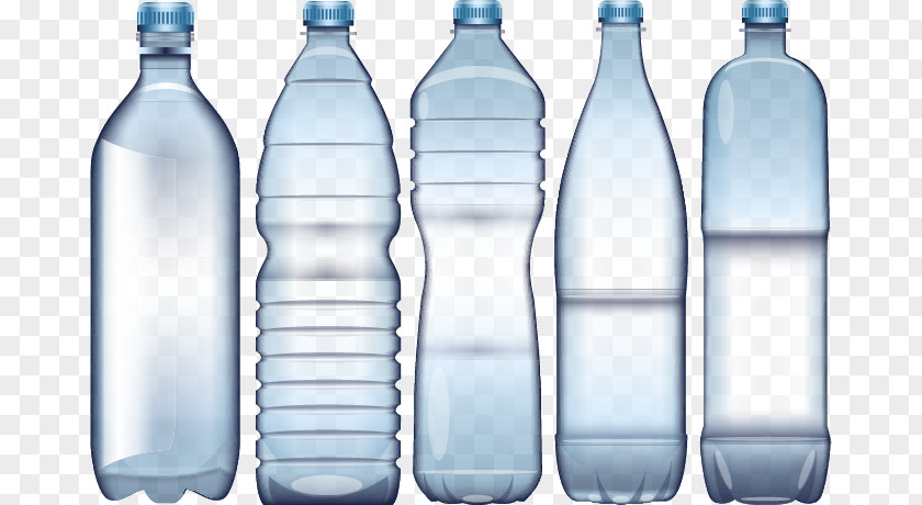 Mineral Water Bottle Packaging Design Plastic Recycling Paper And Labeling PNG