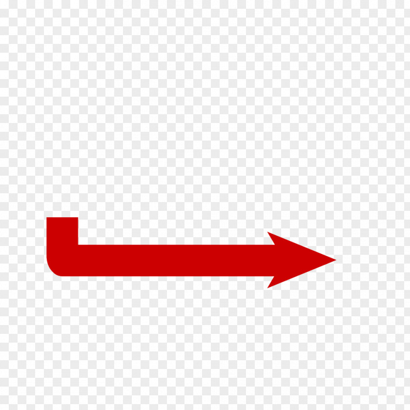 Red Arrow Pointing Right. PNG