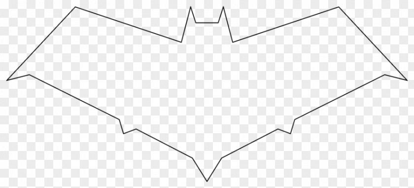 Red Bat Paper Angle Point White Line Art PNG