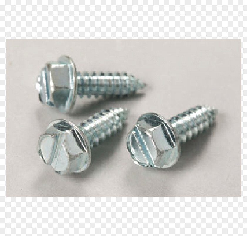 Screw Self-tapping Vehicle License Plates Nut Fastener PNG