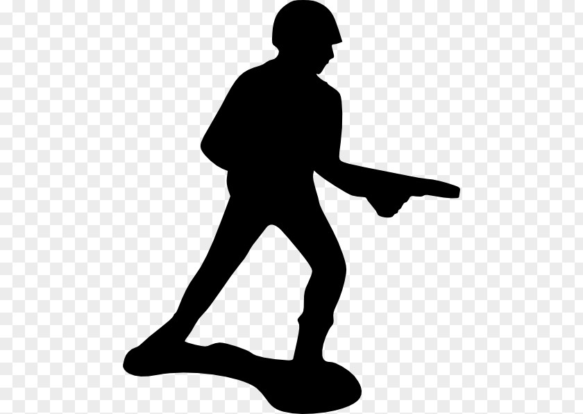 Soldier Silhouette Cliparts Toy Army Men Clip Art PNG