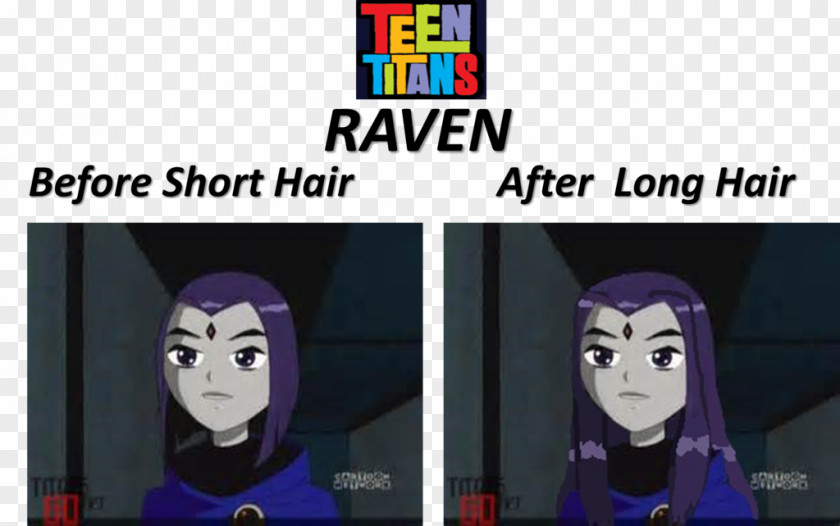 Teen Titan Raven Comics Hairstyle Titans PNG