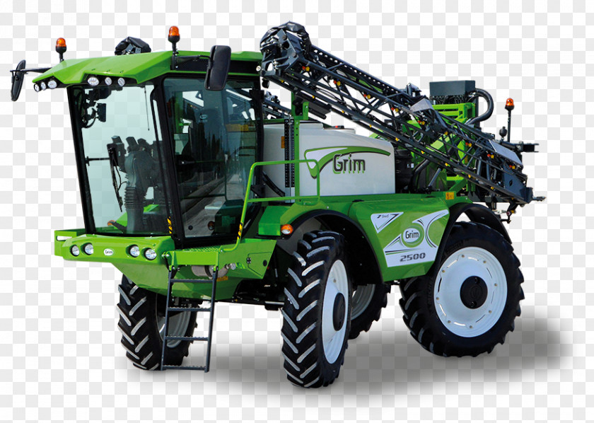 Tractor Sprayer Weed Control Machine Tire PNG
