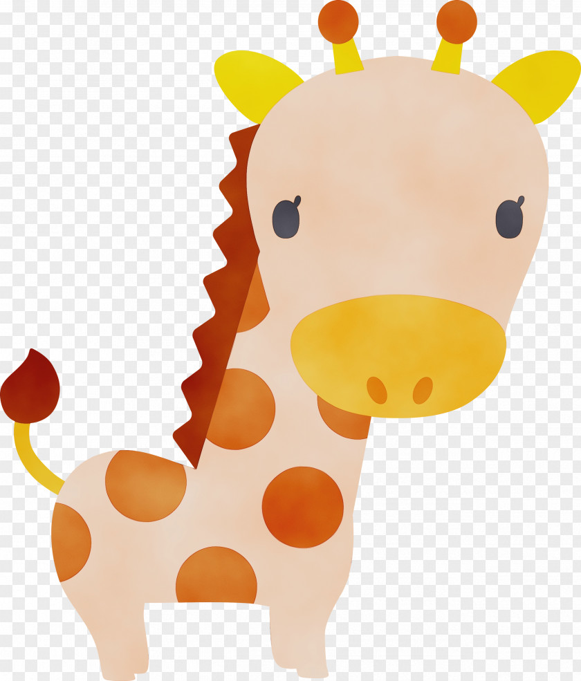 Giraffe Giraffidae Animal Figure Toy Stuffed PNG