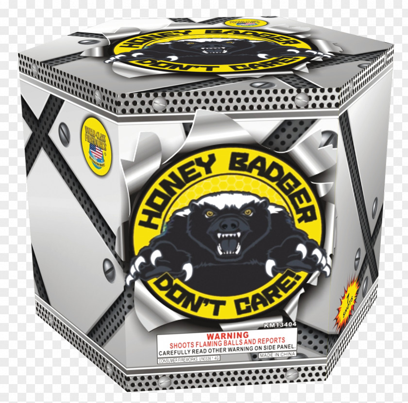 Honey Badger Sparkler Consumer Fireworks Cake PNG