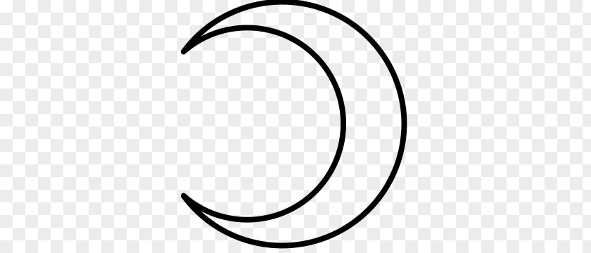 Moon Crescent Sailor Symbol Lunar Phase PNG