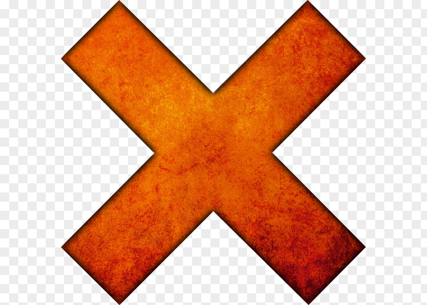 Orange Cross Clip Art PNG