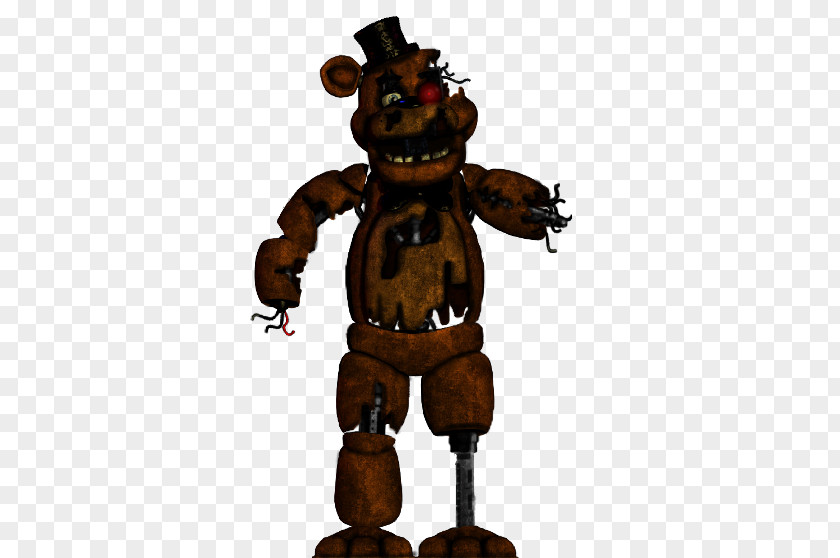 Animation Figurine Five Nights At Freddys 4 Brown PNG