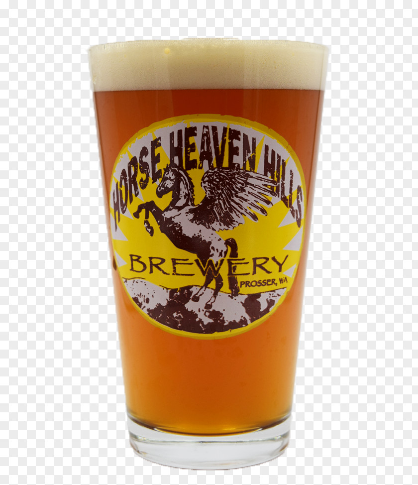 Beer Red Horse Heaven Saloon Pint Glass Hills Brewery PNG