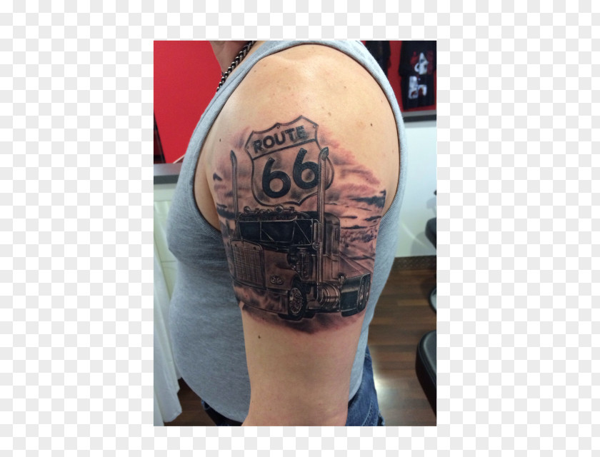 Daddy Tattoo U.S. Route 66 Sleeve Ink Irezumi PNG