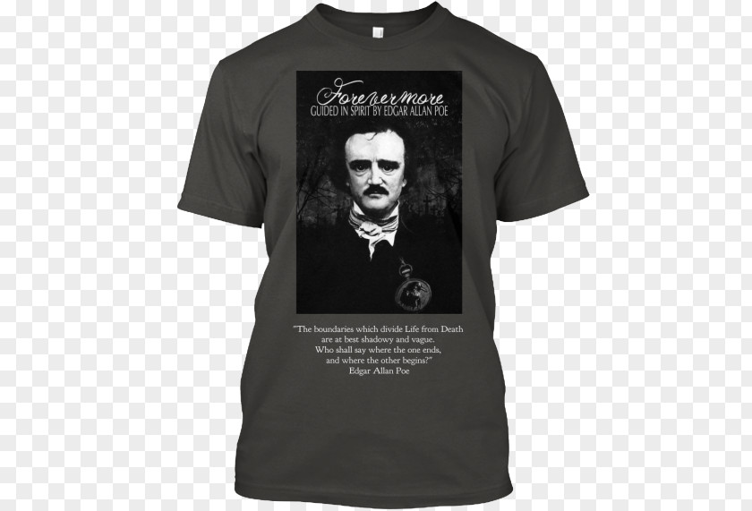Edgar Allan Poe Death Chart T-shirt Clothing Crew Neck Hoodie PNG