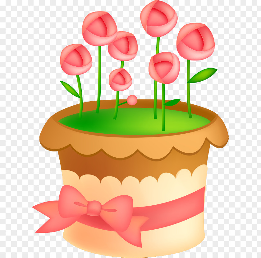 Flower Floral Vase PNG