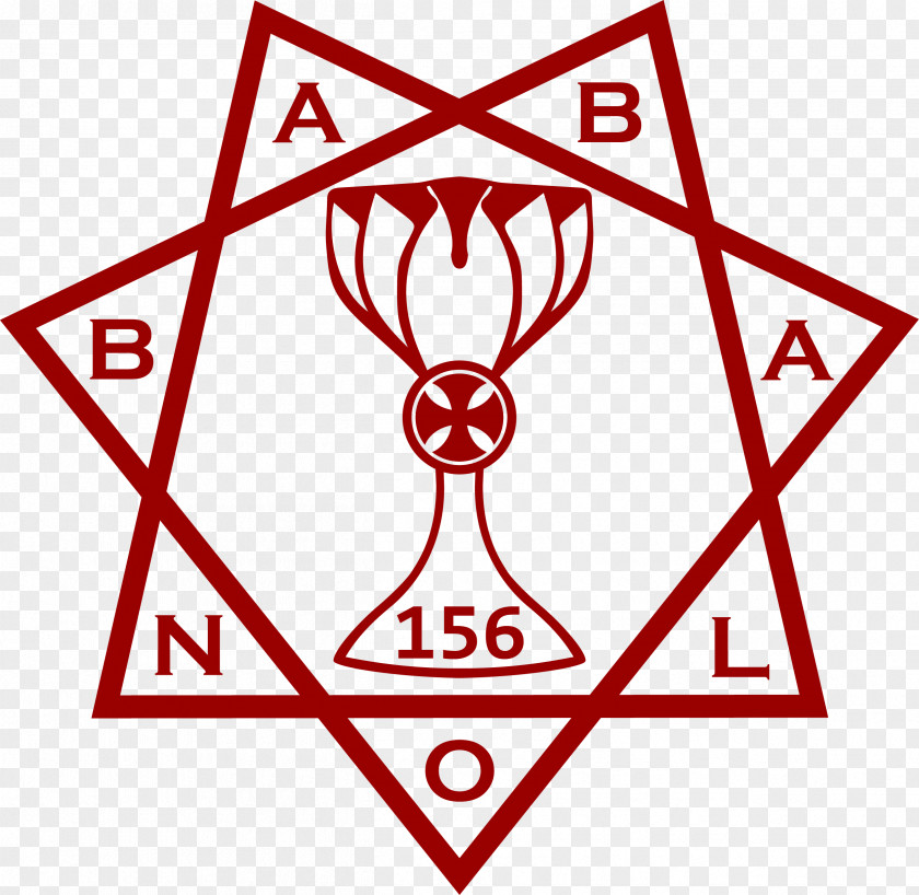 Heptagram Babalon Thelema Occult Magic PNG