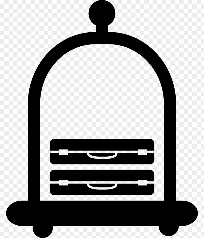 Hotel Baggage Cart Suitcase PNG