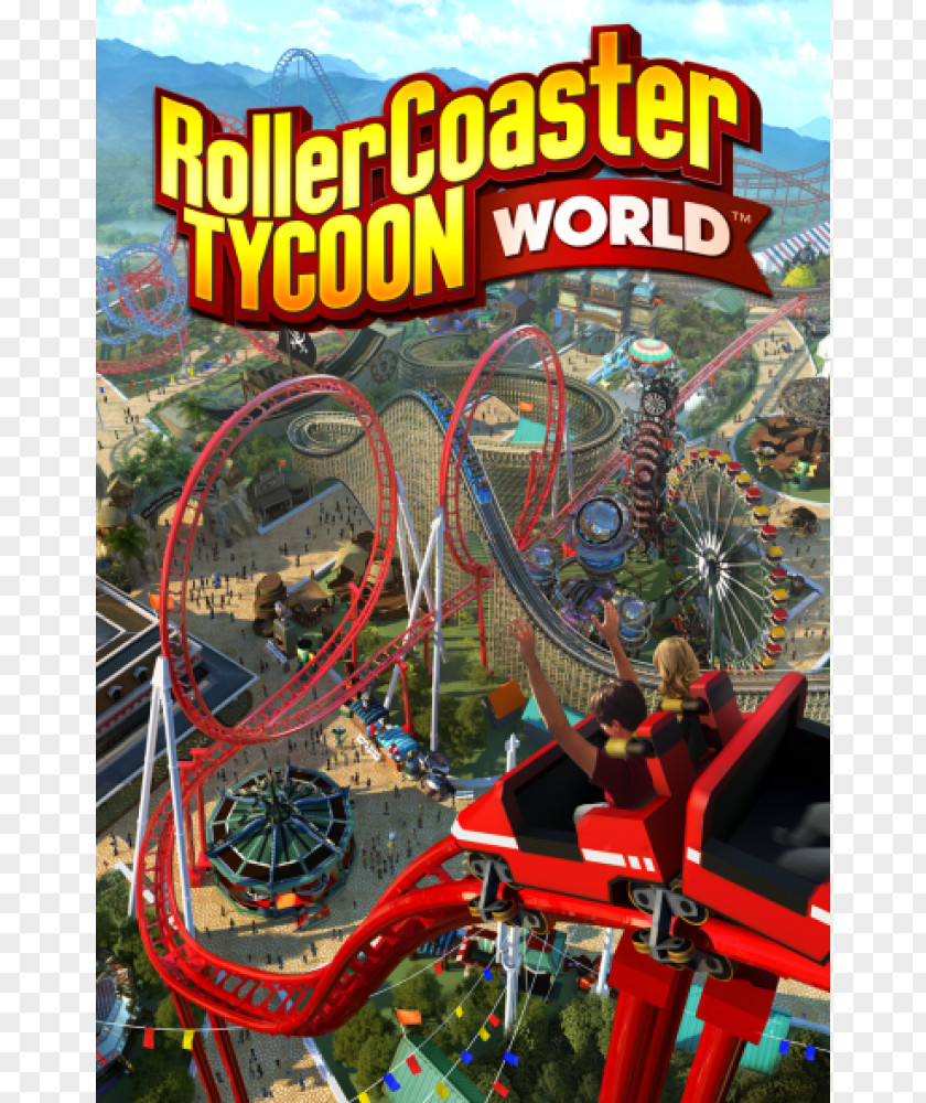 RollerCoaster Tycoon World 3 Classic Video Game PNG