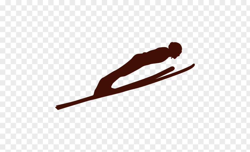 Skiing Ski Jumping Winter Sport Silhouette PNG